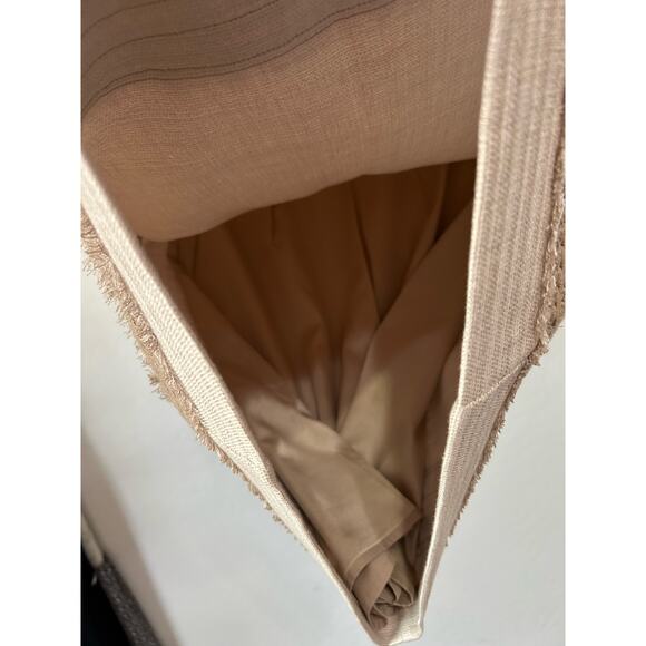 White House Black Market Beige Asymmetrical Dress - Picture 10 of 15